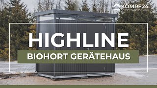 Gerätehaus Montage  Biohort Highline [upl. by Pfister]