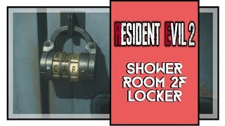 Resident Evil 2 Remake Shower Room 2F Locker Code Police Station [upl. by Adnohsak772]