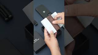 Maverick RFID Protected Wallet Cardholder Brown unboxing giftingideas giftsuggestions wallet [upl. by Annawt281]