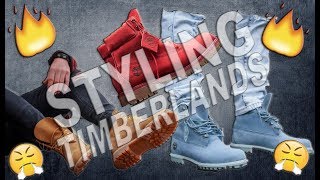 🤯How To Style Timberland Boots🤯  Ultimate Guide To Timberlands Men [upl. by Cicely]