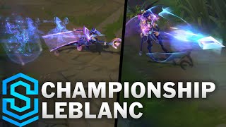 Championship LeBlanc Skin Spotlight  League of Legends [upl. by Gamali]