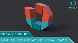 RizomUV Quick Tip Make Real Space Behave Like Virtual Spaces [upl. by Anirret]