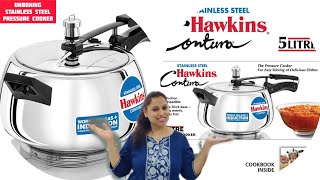 Hawkins Pressure cooker🔥 5L Hawkins Contura Stainless Steel Pressure Cooker 🔥 Unboxing [upl. by Ber]