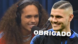 Mauro Icardi agradece Vitão ao vivo [upl. by Ademordna850]