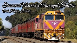 N456 Replaces A66  Steamrail Victoria’s Warragul Shuttles 2024 With N456 And A2986 [upl. by Ahseiuqal308]