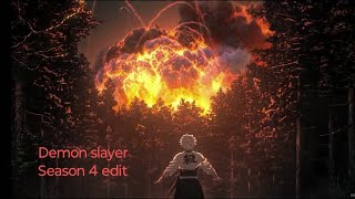 improved version out Demon slayer edit  Aniplex inc  song by ChrisGreyMusic let the world burn [upl. by Topliffe]