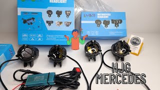 HJG MercedesY With Harness VS HJG MercedesY  Comparision Video  Bike Spare Market HJG Fog Light [upl. by Pine]