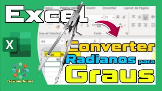 Excel  Graus RADIANOS PARA GRAUS Aprenda a converter radianos para graus de forma fácil [upl. by Alemat]