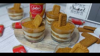 cheesecake speculoos ألذ و اخف شيز كيك اللوتس، بدون زبدة،بدون سكر و بدون جيلاتين [upl. by Everson]