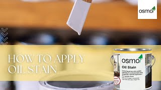 How to Apply Oil Stain [upl. by Cormack]