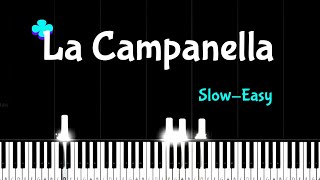 Liszt  La Campanella  Easy Piano TutorialSlow [upl. by Mat]