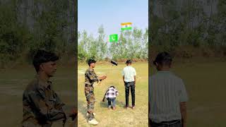 Indian army salute kon jada pavarfull hai youtubeshorts indianarmy trendingshorts comedy [upl. by Gluck]