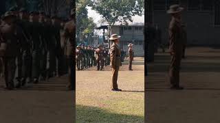 Gurkha recruit intake 2024 attestation parade in Pokhara Nepal2 feb24 [upl. by Bunch]