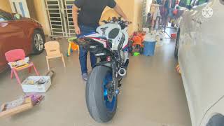 Bmw S1000rr Sc Project 61mm Exhaust Malaysia [upl. by Ecydnac]