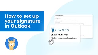 Change  setup an email signature in Microsoft Outlook [upl. by Akimet]