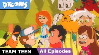 Team Teen  Cartoon Heroes Unite  All Episodes So Far 2019  Ultimate Cartoon Crossover by Dtoons [upl. by Meurer957]