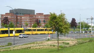 1 Stunde RuhrBahn Straßenbahn und Busse in Essen Altendorf Berufsverkehr [upl. by Gilges]