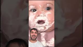 Self eating 🥣 baby  baby eating amp mashing  shorts shortsfeed baby laughingbabymoments [upl. by Barry]