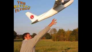 Lipo ExplosionDeath of an RC plane Protech Voyager [upl. by Binah973]