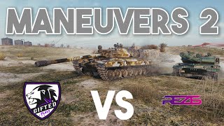 World of Tanks Maneuvers Campaign 20 GIFTD Vs REZIS Ghost Town [upl. by Barbey]