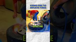 Using Fire to Inflate Tires  FactHub facts amazingfacts [upl. by Britt]