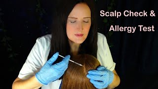 ASMR Tingly Allergy Test amp Scalp Treatment Whispered [upl. by Hersh268]