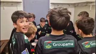 Les vestiaires des U14 après la victoire 92 face au GJ Goëlo Sud  121024 [upl. by Maisel]