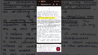 Weighted least squares method Regression Unit  4 [upl. by Primo]