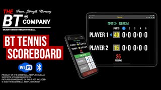 Tennis Scoreboard Camera amp Remote Control System [upl. by Ellimak114]