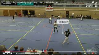 Indoorhockey  zaalhockey  detail positionering rotation building attack [upl. by Wilt]