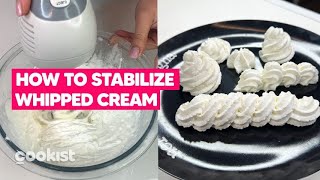 How to stabilize whipped cream this little hack will change your desserts [upl. by Slerahc]