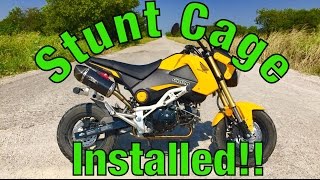 Zeus Armor Cage for the Honda Grom [upl. by Leynwad]