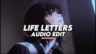 life letters slowed amp reverd edit audio [upl. by Kaslik256]