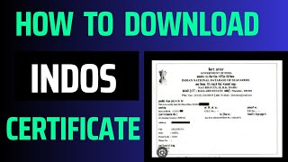 how to check indos issue date  how to download indos certificate dg shipping  shipping updates [upl. by Arras]