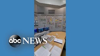 Video shows inside Ukrainian nuclear plant during attack [upl. by Clarie874]