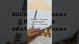 HOURLY Planner Notebook katsplannerbycatianalugo4985 hourlyplanner handmade smallbusiness [upl. by Guss]