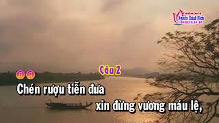 Karaoke vọng cổ CAO TIỆM LY TIỄN KINH KHA  126 KÉP [upl. by Kenway693]