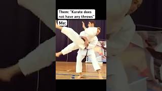 Karate Throws For SelfDefense 🥋 [upl. by Haisi]