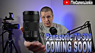 Panasonic L 70300mm Lens Coming Soon [upl. by Ynittirb]