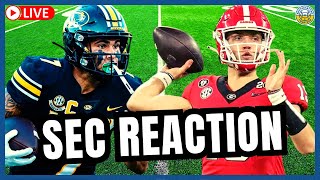 SEC Football Reaction Georgia Missouri Ole Miss Earn HUGE Bowl Wins [upl. by Margette]