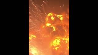 China Tianjin INSANE Explosion Warning Profanity [upl. by Apollus845]