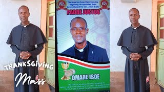 FIRST MASS OF REVFR JUSTUS OMARE ISOE AT NYAMAGWA PARISH [upl. by Yrret]