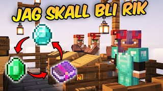 JAG SKALL BLI RIK  MINECRAFT LETS PLAY  S8E17 [upl. by Anigar]