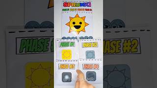 SPRUNKI MrSun ASMR Phase 1vs2vs3vs4squishyblindbag papercraft sprunkiincrediboxsquishy shorts [upl. by Ecidnac]