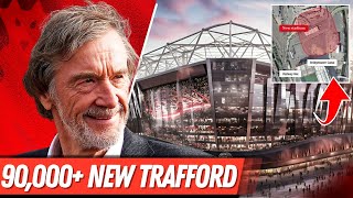 Manchester United NEW STADIUM  Sir Jim Ratcliffe Wembley Of The North Plans [upl. by Mariande102]