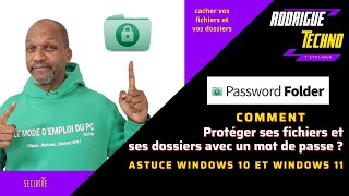 Comment mettre un mot de passe pour protéger un dossier logiciel payant [upl. by Danzig214]