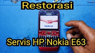 Restorasi Service HP Nokia E63 [upl. by Eitsirhc924]