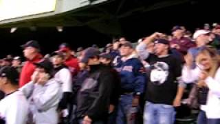 quotTessiequot plays amp fans celebrate in bleachers after Red Sox 2008 Game 5 ALCS win [upl. by Cristiona333]