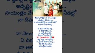 Thalli thalli naa chitti thalli Telugu lyrical song  Bewars movie subscribe SCLyricalMusic love [upl. by Krahmer54]