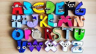 Cool Craft  Paper Alphabet Lore AZ  Big Compilation [upl. by Gibun162]